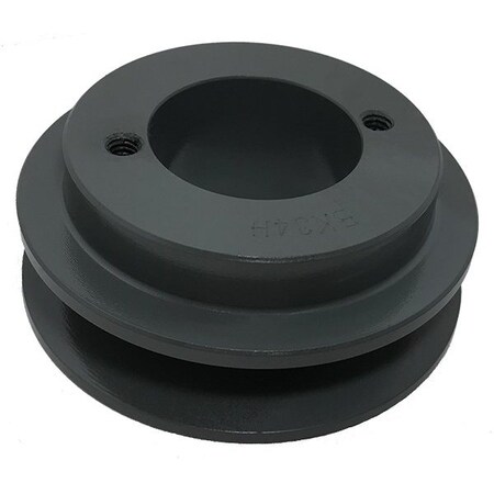 B&B Manufacturing Bushing 1 Groove V-Belt Pulley 3.55 inch OD BK34H